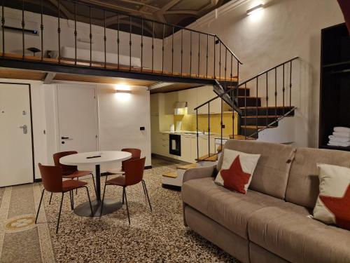 Ruang duduk di Residenza Allegra