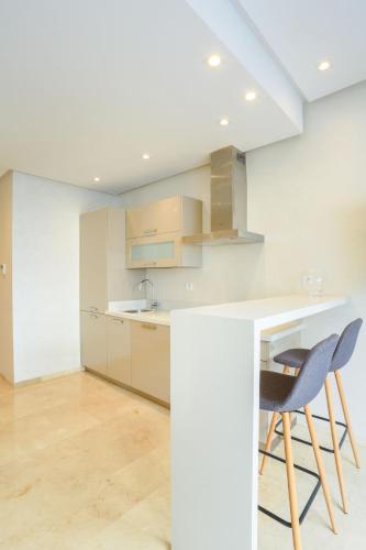 Dapur atau dapur kecil di Résidence de Nice
