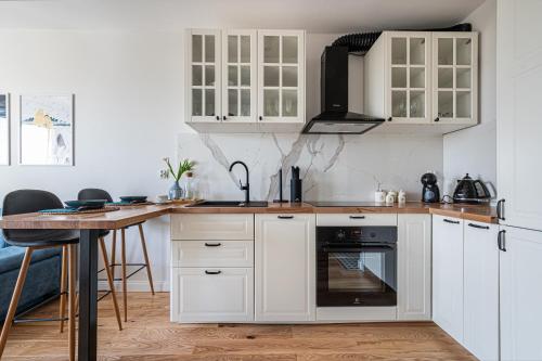 Kuchyňa alebo kuchynka v ubytovaní Apartament Morski