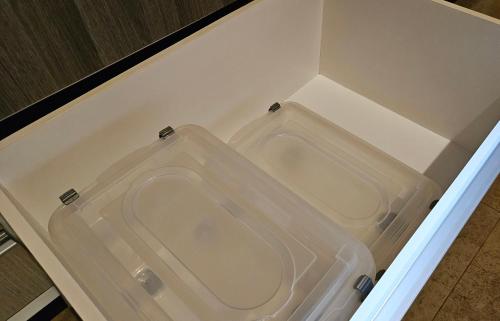 a white urinal in a bathroom with at La Floresta - Cabañas con Naturaleza y Tranquilidad in Puerto Iguazú