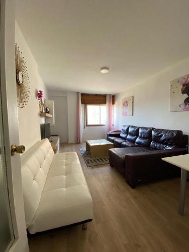 Et opholdsområde på Piso vacacional Coruña