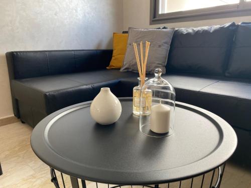 Χώρος καθιστικού στο Appartement près de Novotel face au parc WELCOME STAY