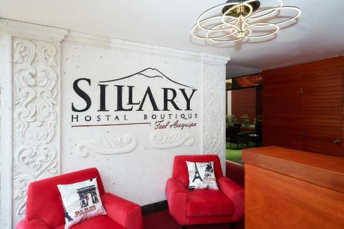 Гостиная зона в SILLARY HOSTAL Sede Cayma