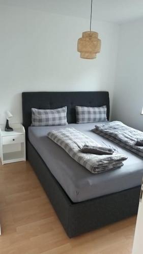 Letto o letti in una camera di Ferienwohnung Villa Portugal