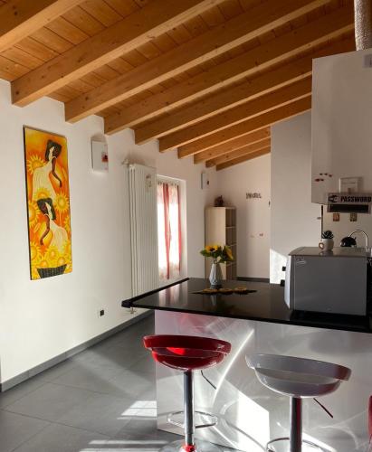Η κουζίνα ή μικρή κουζίνα στο River House