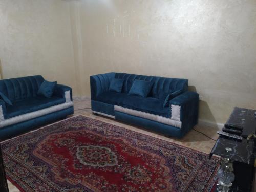 Et sittehjørne på Furnished apartment for rent