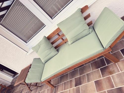 Χώρος καθιστικού στο Heimatliebe Wohnung FÜNF
