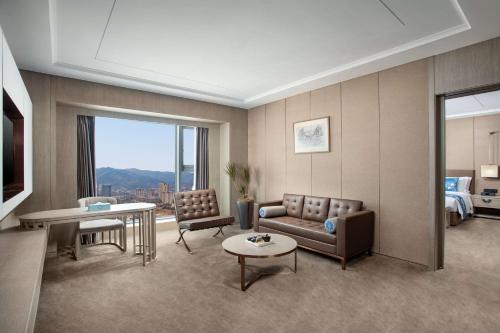 Χώρος καθιστικού στο Kunming Huiyue Wyndham Hotel