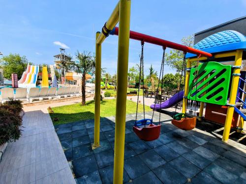 a playground with a slide at Sapanca Aqua Wellness Spa Hotel in Sapanca