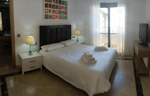 Lovely apartment with pool & sea views - Marina Del Castillo 2129