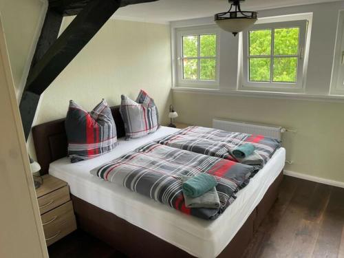 Postel nebo postele na pokoji v ubytování Apartment in Klein Upahl