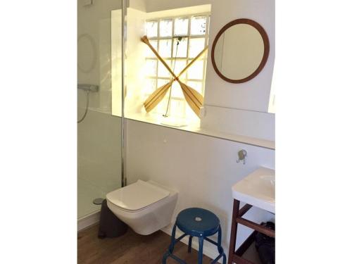 Ένα μπάνιο στο Lange Eins Comfortable holiday residence