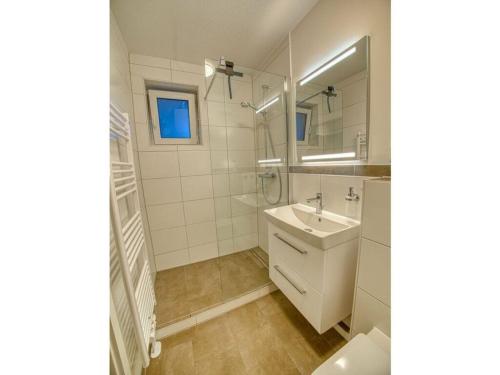 Koupelna v ubytování Sea-with-a-view