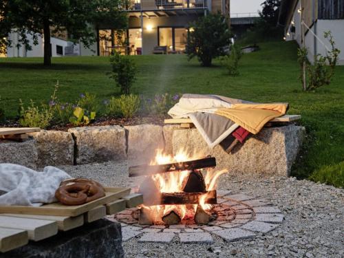 As comodidades para churrasco disponíveis para os clientes desta casa de férias