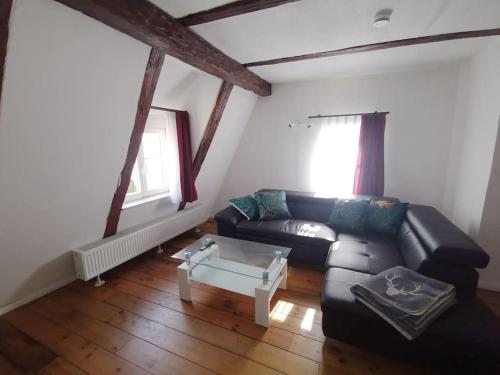 Χώρος καθιστικού στο Wohnung mit hist. Altstadt Charme