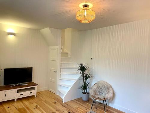 Et tv og/eller underholdning på Appartement Sneek