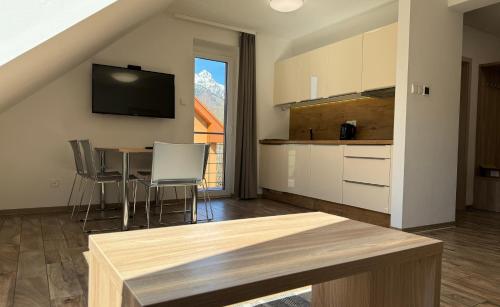 Kuchyň nebo kuchyňský kout v ubytování Resort Vila Credo