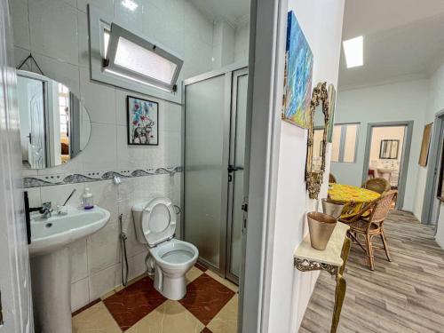 Koupelna v ubytování Hogar en el corazón de Tetuán