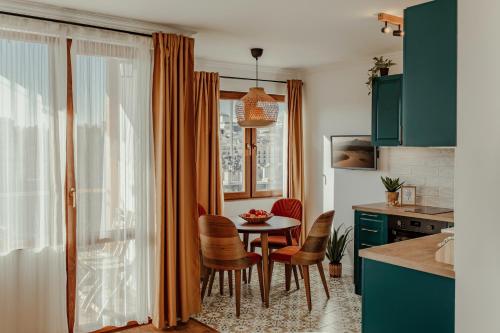 Køkken eller tekøkken på BOHORIA Studio Apartments - Old Town