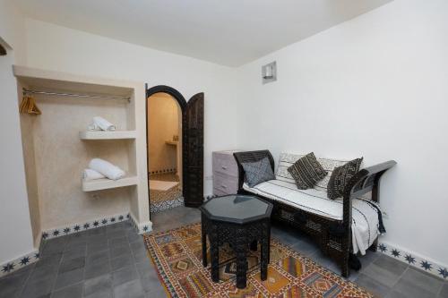 Χώρος καθιστικού στο Riad Dar Nor