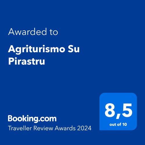 Sijil, anugerah, tanda atau dokumen lain yang dipamerkan di Agriturismo Su Pirastru