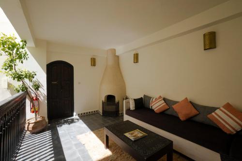 Χώρος καθιστικού στο Riad Dar Nor