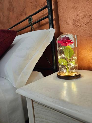 Una cama o camas en una habitación de B&b Ètoile Salento
