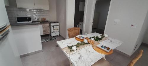 Virtuvė arba virtuvėlė apgyvendinimo įstaigoje Casinha da paz