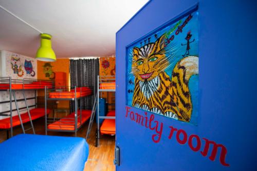 Eco hostel florealeにあるベッド