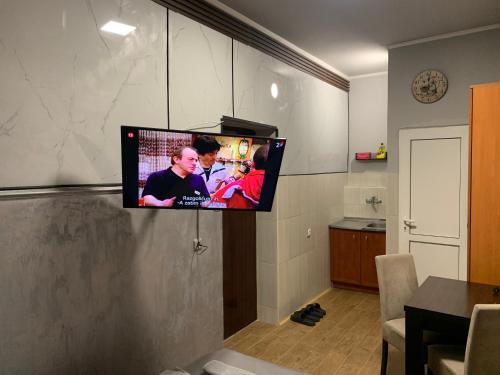 TV a/nebo společenská místnost v ubytování Apartman Dacaa