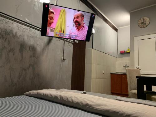 TV a/nebo společenská místnost v ubytování Apartman Dacaa