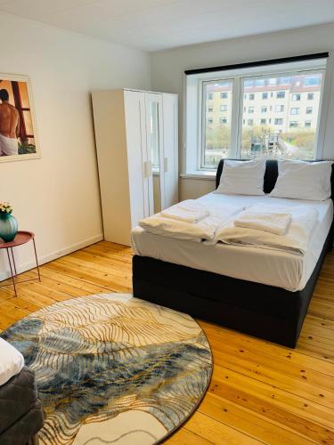 Krevet ili kreveti u jedinici u okviru objekta Cozy Apartment Aarhus C