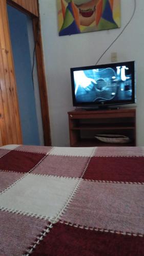 TV a/nebo společenská místnost v ubytování Diamantito