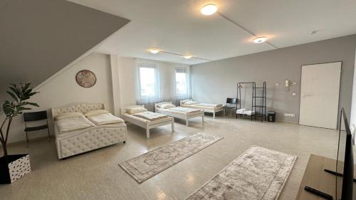 Posezení v ubytování Moderne Appartement