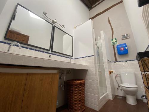 A bathroom at Adrados Mar de Pinos en las Hoces del Río Duraton