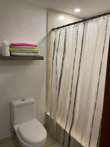 Koupelna v ubytování Posada San Carlos 316