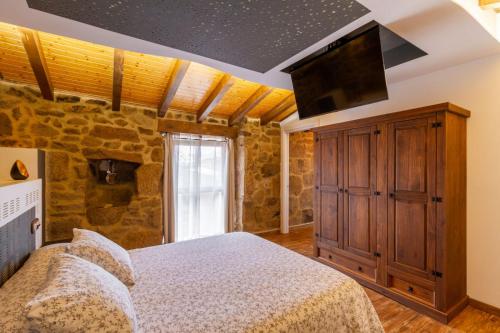 Ένα ή περισσότερα κρεβάτια σε δωμάτιο στο Casa pepe