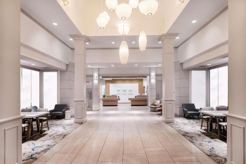 O zonă de relaxare la Hilton Garden Inn Jacksonville Ponte Vedra Sawgrass
