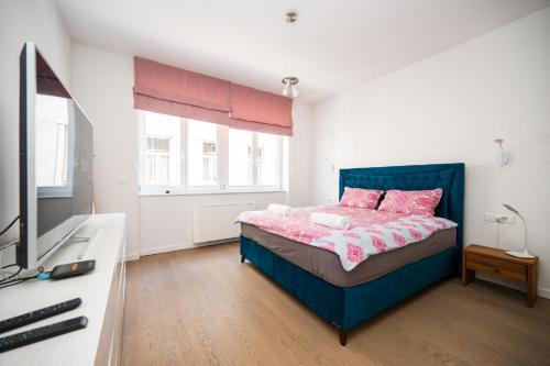 TV/Unterhaltungsangebot in der Unterkunft Modern Stay in the City Center