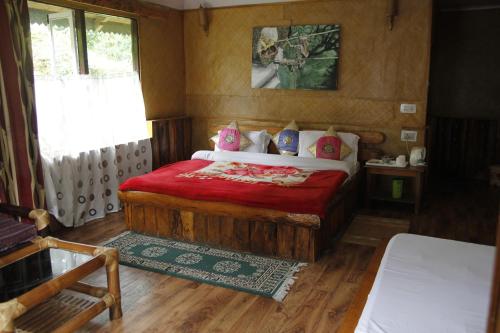 Postel nebo postele na pokoji v ubytování Cherry Resort