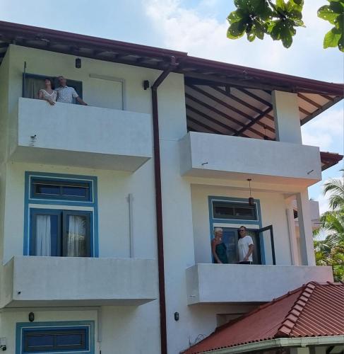 Balkón nebo terasa v ubytování Darshana Beach Hotel