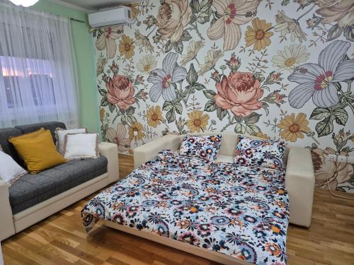 Кровать или кровати в номере Apartman Vukan