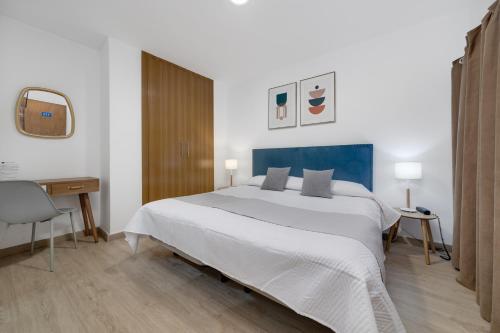 Letto o letti in una camera di Hotel Madrid
