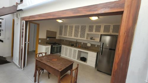 Kuchyň nebo kuchyňský kout v ubytování Linda casa na entrada do Centro Histórico