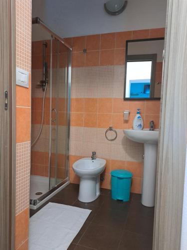 Kúpeľňa v ubytovaní ortigia adriana suite