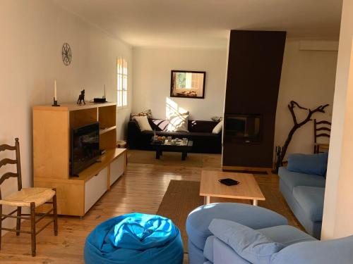 Posezení v ubytování Gîte des restanques