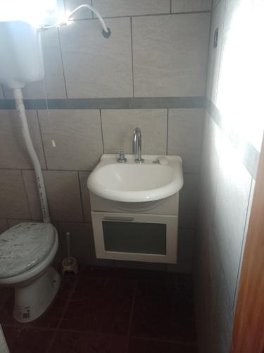 Koupelna v ubytování Quinta doña Ramona