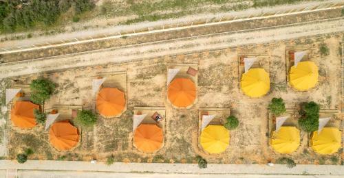 Pemandangan dari udara bagi Glamping Camp Faro