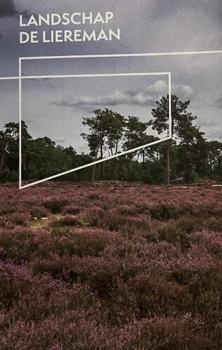 a book cover of a field with a soccer goal at Starling in Oud-Turnhout