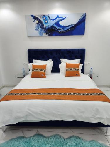 Letto o letti in una camera di MARINA APPART Hôtel